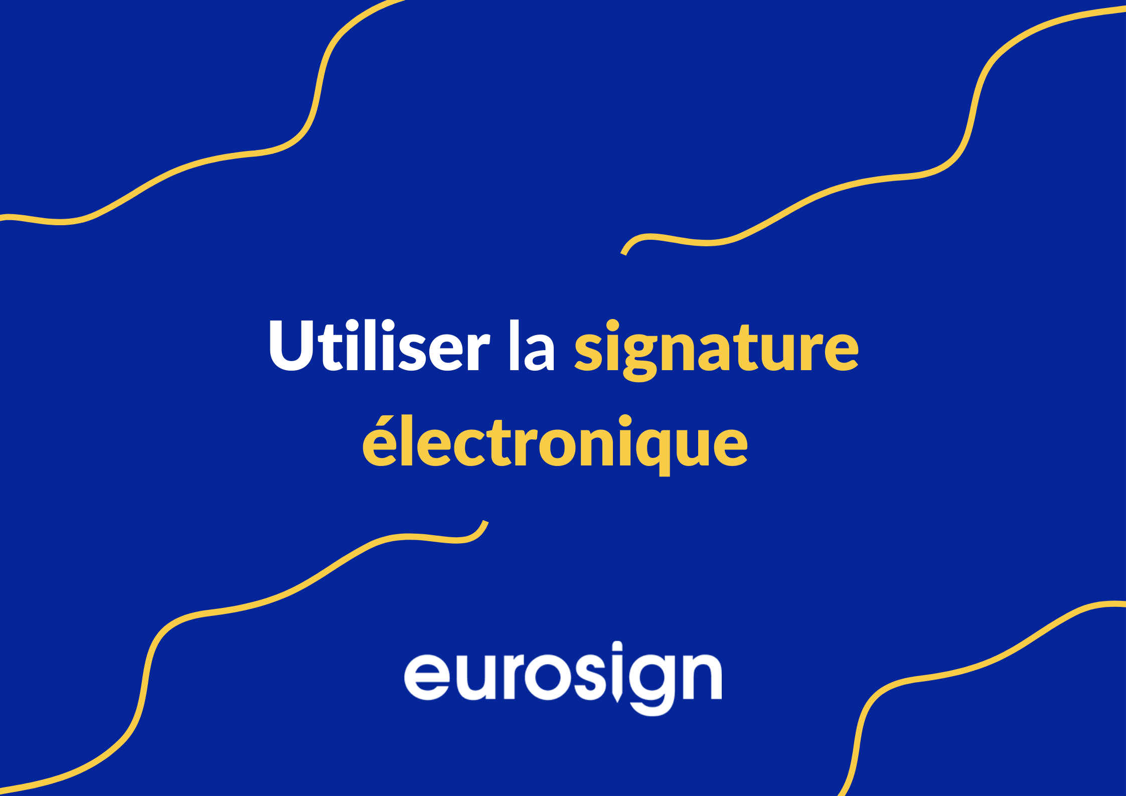 Insérer une signature électronique dans un document